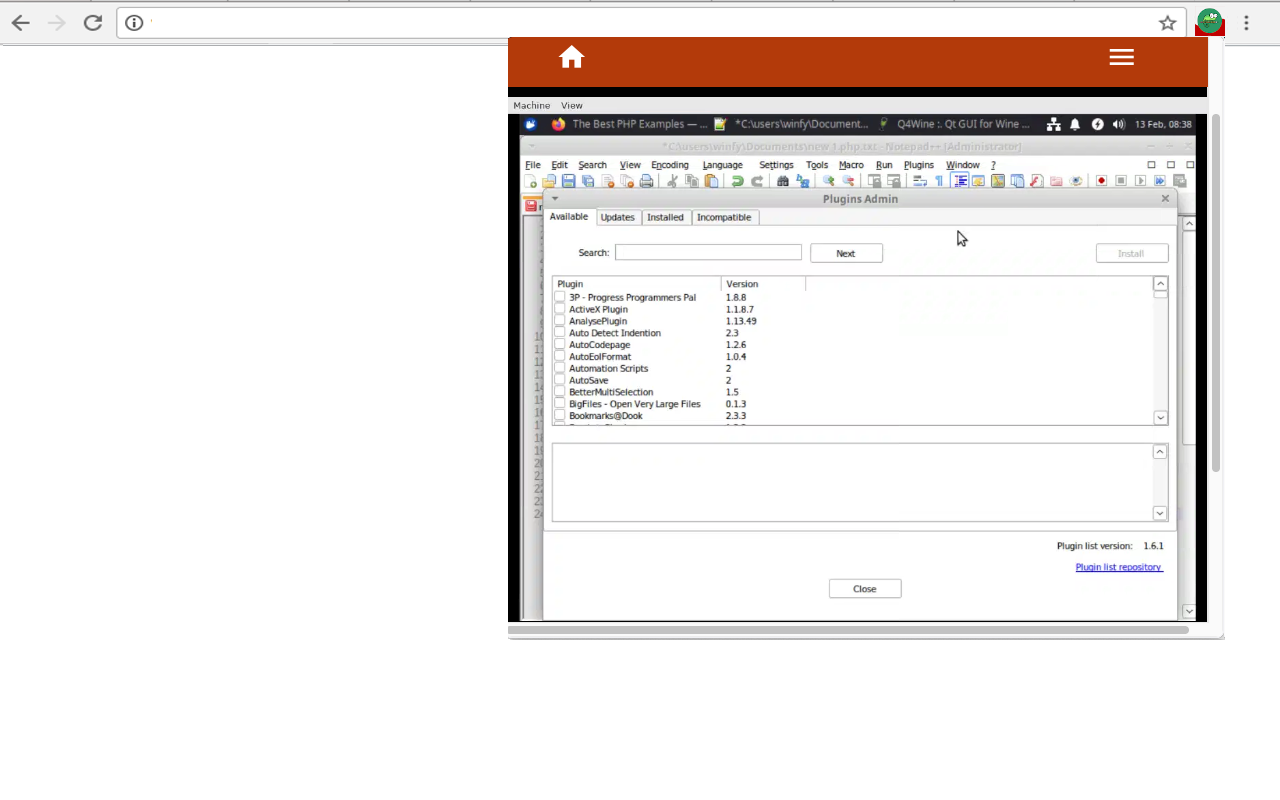 Notepad++在线截图2