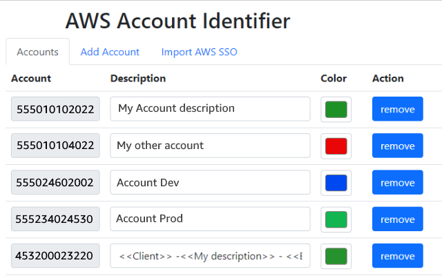 AWS Account Identifier截图2