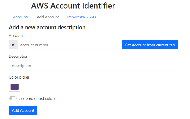 AWS Account Identifier截图3