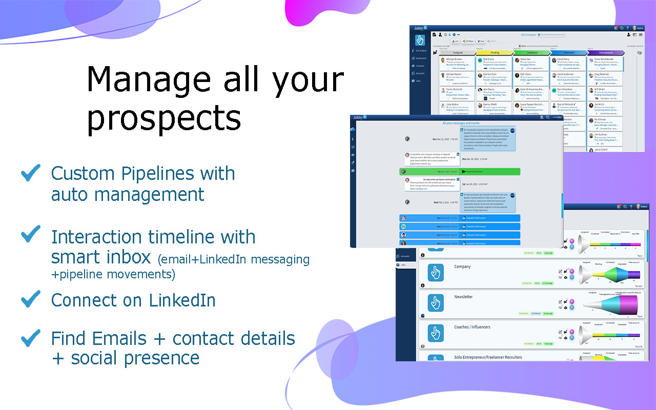 Jobin - LinkedIn Automation Tool截图1