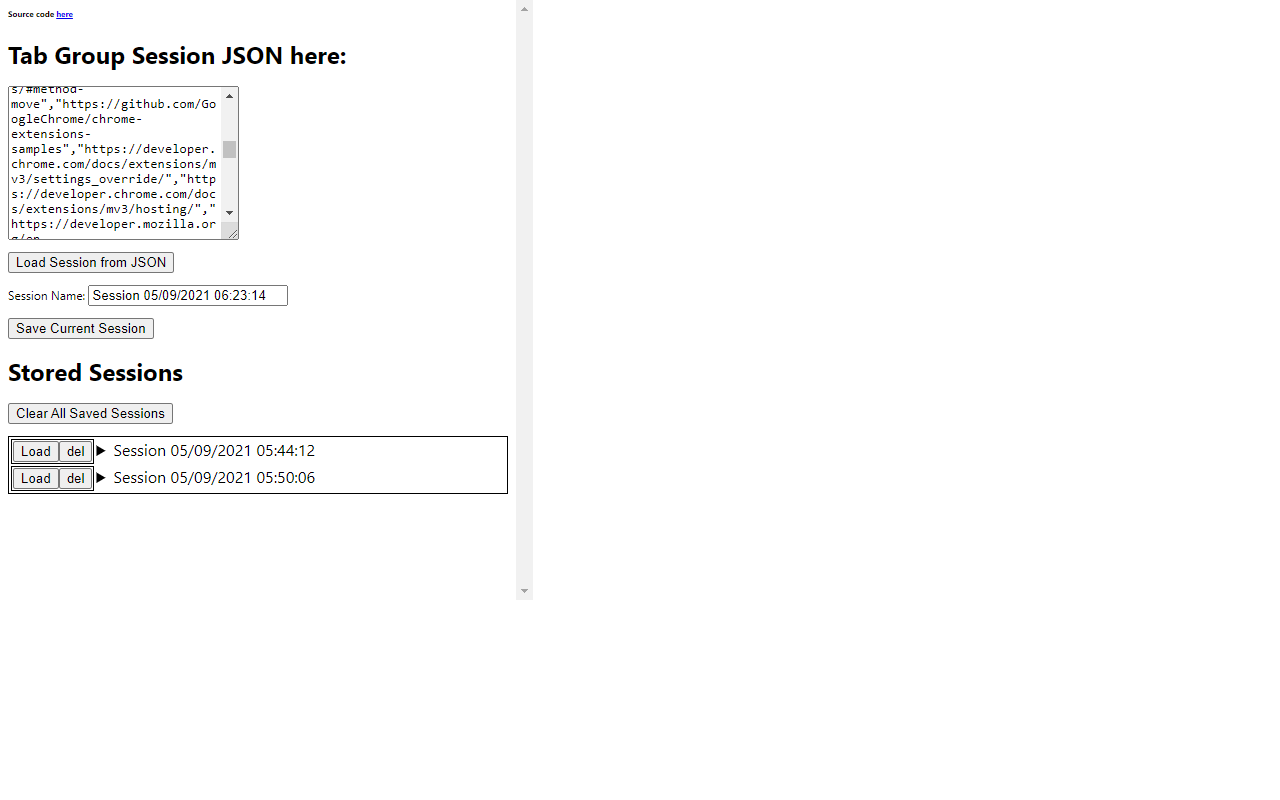 Tab Groups Exporter截图1