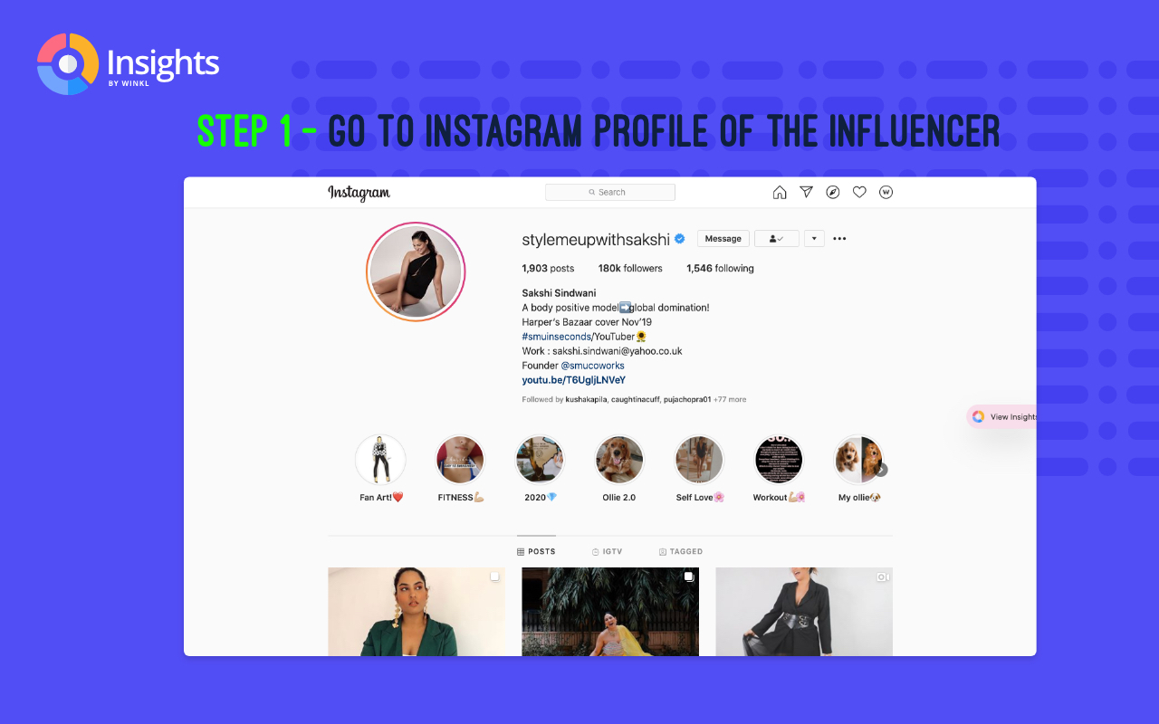 Influencer insights for Instagram & YouTube截图1