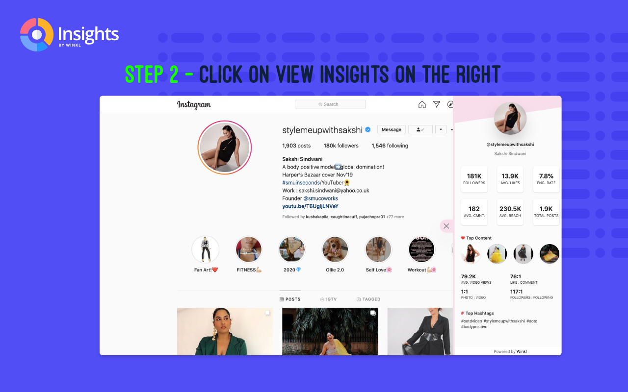 Influencer insights for Instagram & YouTube截图2