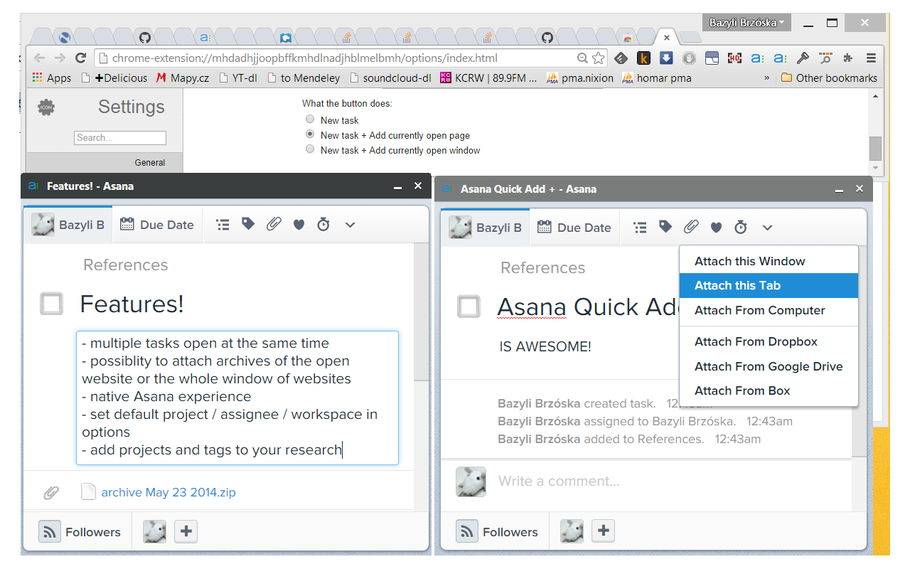 Asana Quick Add +截图2