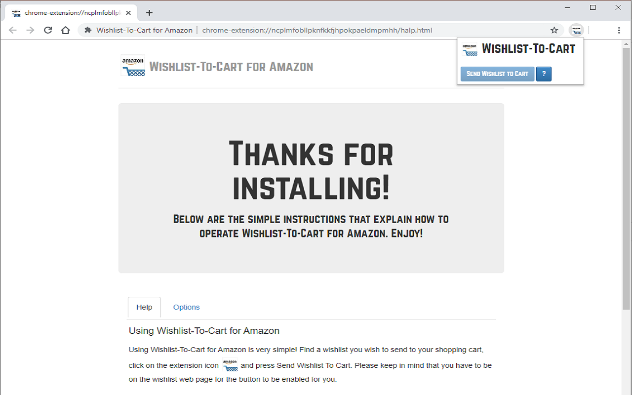 Wishlist-To-Cart for Amazon截图1