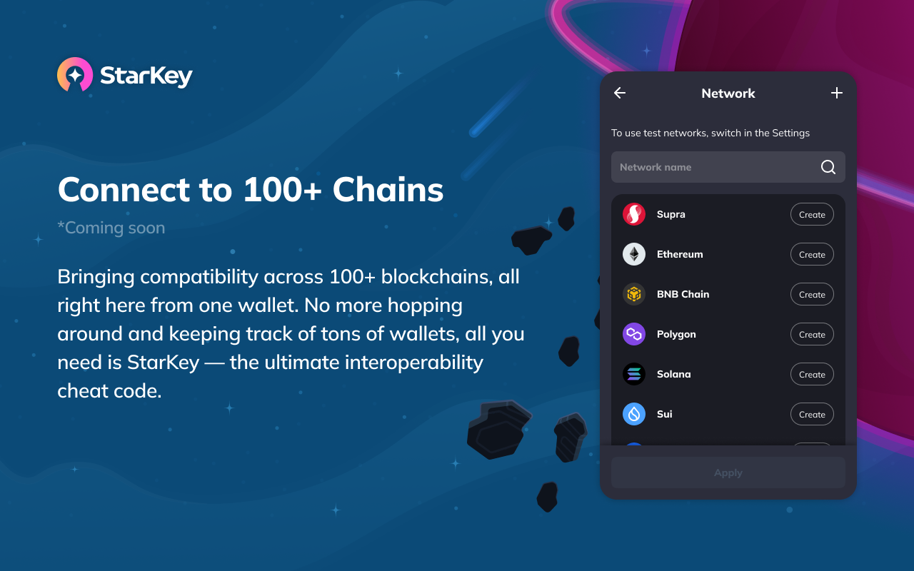 StarKey Wallet - The official wallet for Supra截图4