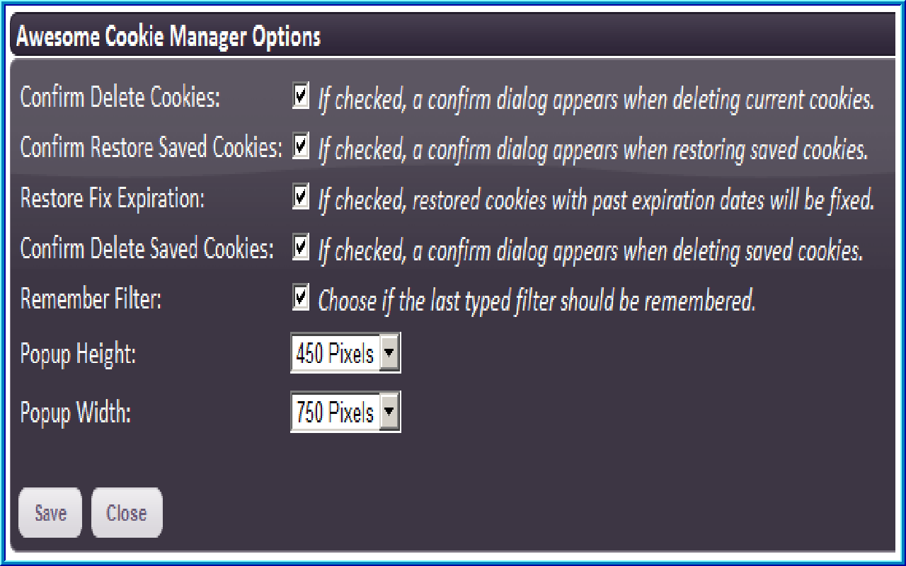 Awesome Cookie Manager截图1