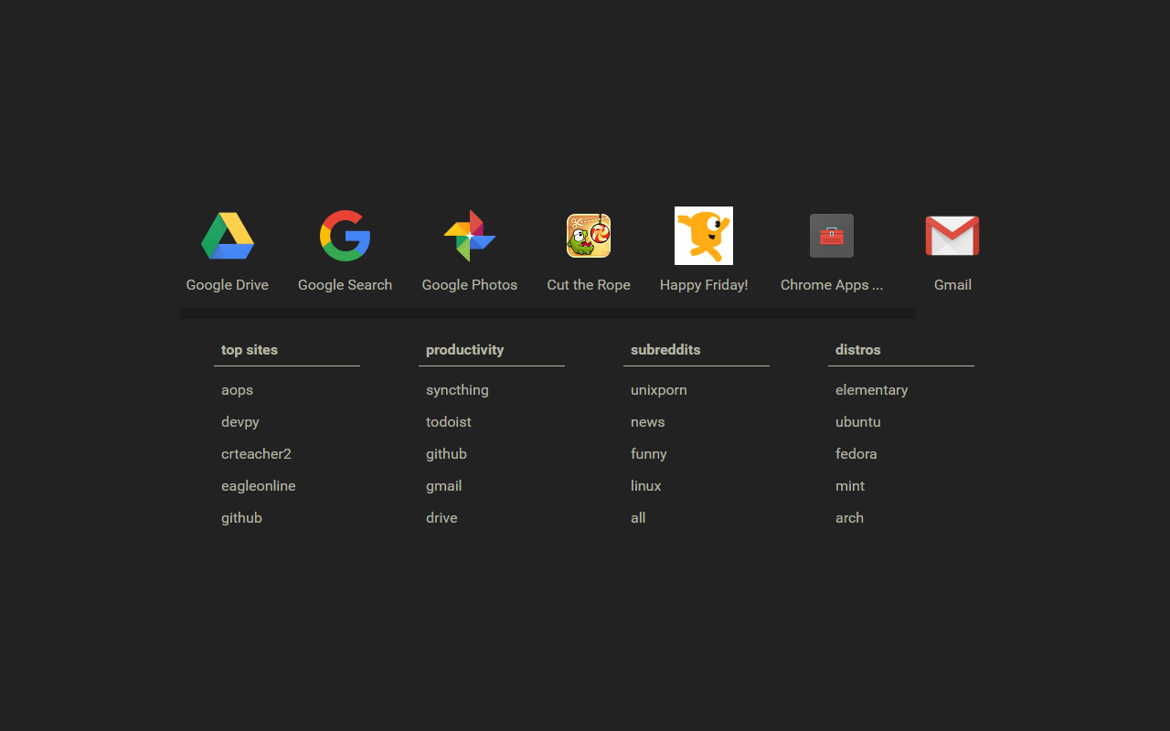 Start Clean New Tab Page Lite截图2