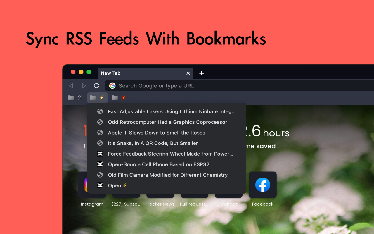 Live RSS Bookmarks截图3
