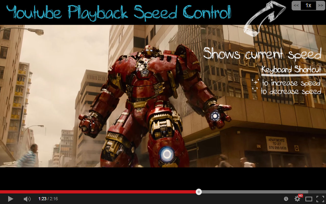 Youtube Playback Speed Control截图1