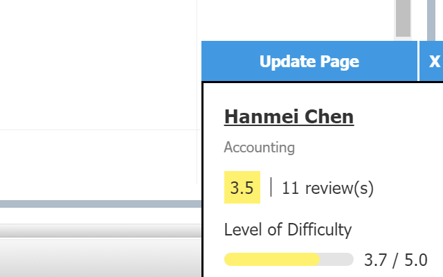 Rate My Professor Helper截图2