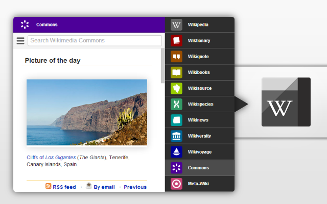 Black Menu for Wikipedia截图1
