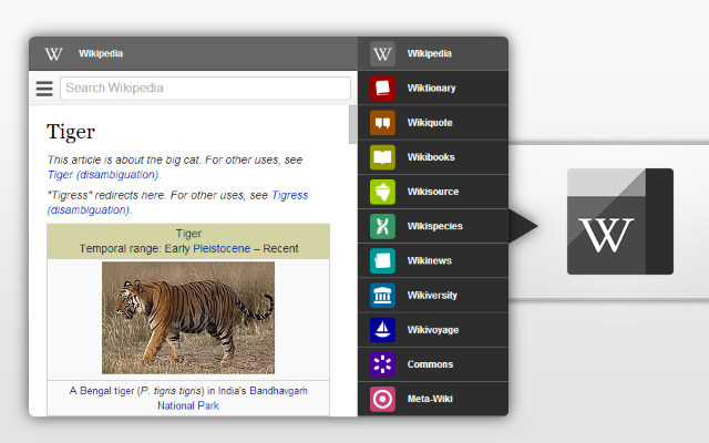 Black Menu for Wikipedia截图3
