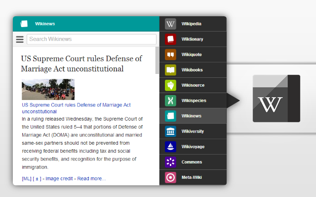 Black Menu for Wikipedia截图5