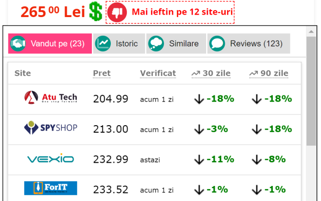 Istoric Preturi截图2