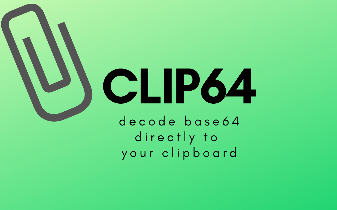 Clip64 Base64 Decoder截图2