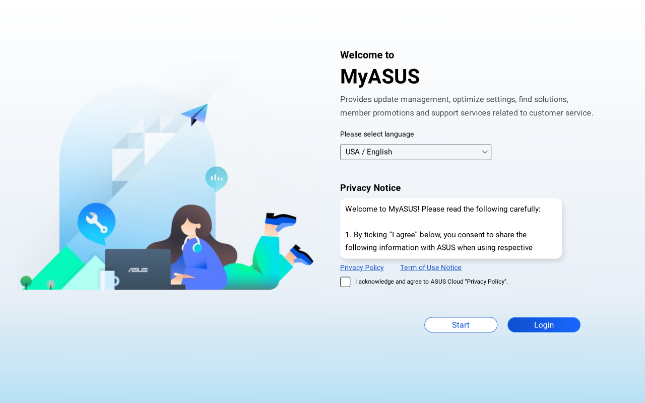 MyASUS for Chromebook Extension截图2