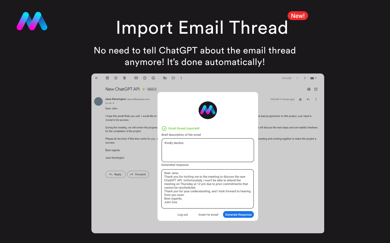 ChatGPT Mailyr: Write Emails with AI截图2