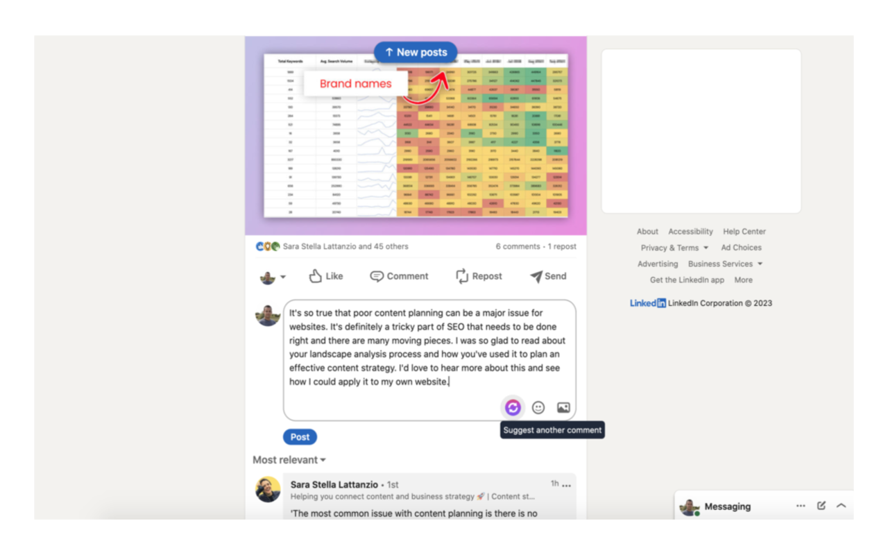 AI assistant for Linkedin截图1