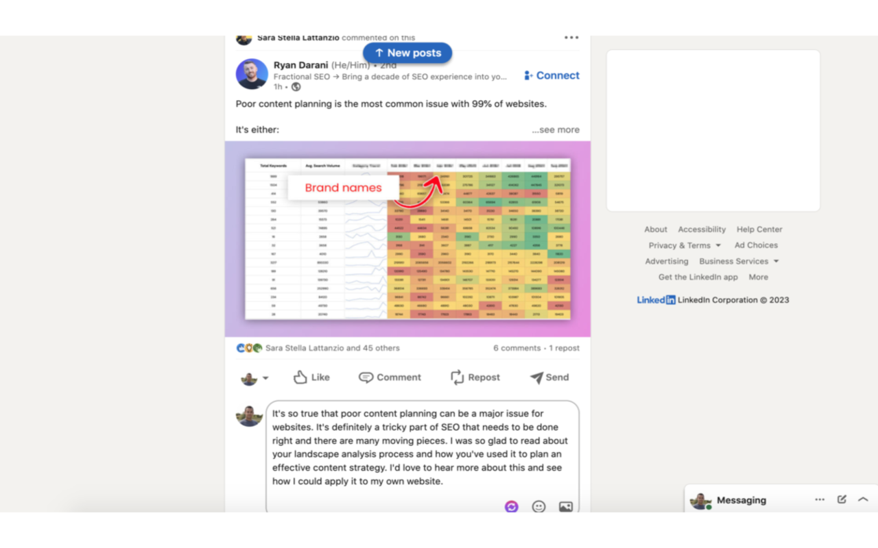 AI assistant for Linkedin截图5