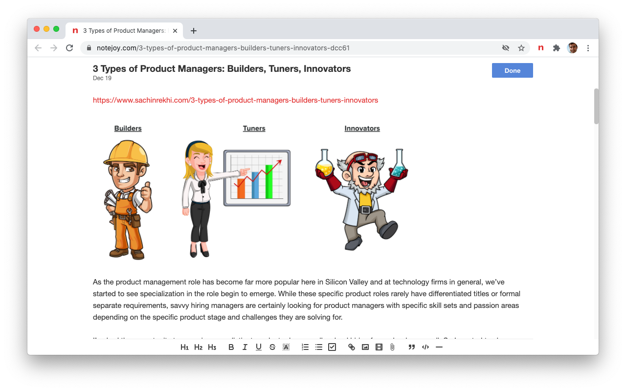 Notejoy Web Clipper截图2