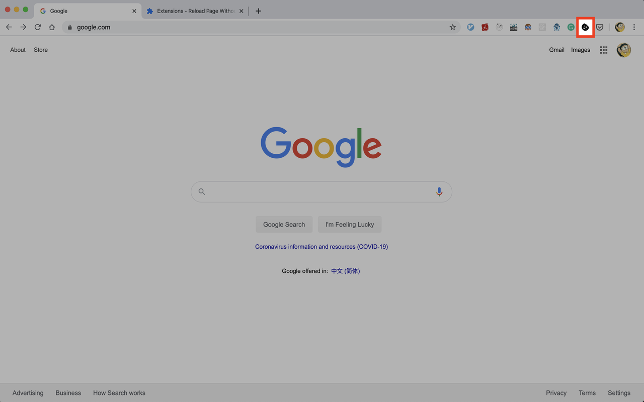 Reload Page Without Cookies截图2