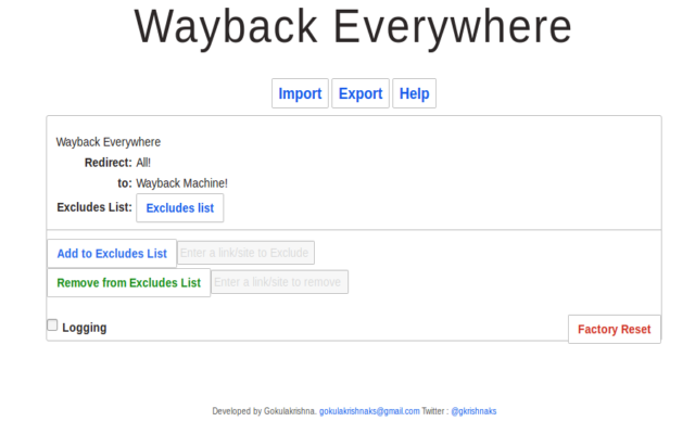 Wayback Everywhere截图2