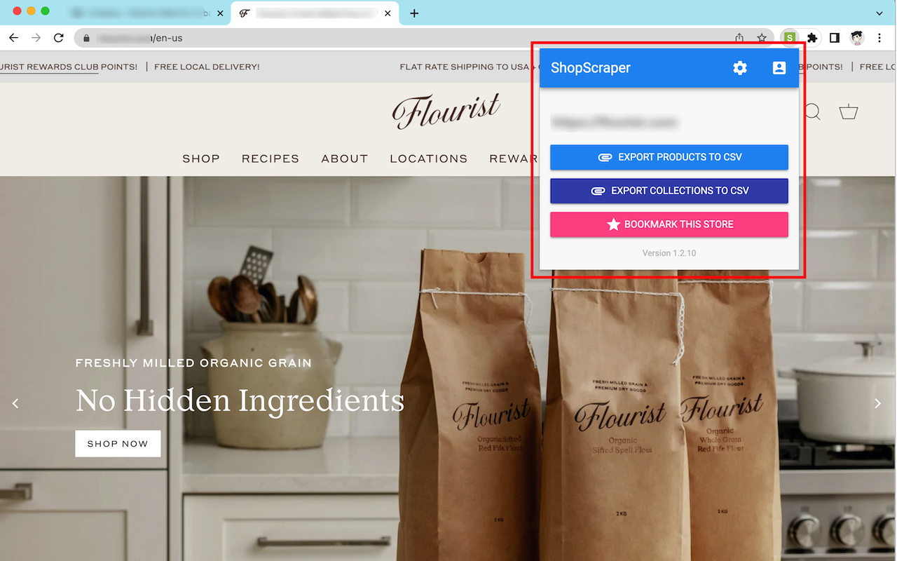 ShopScraper - Spy Tool & Scraper for Shopify截图3