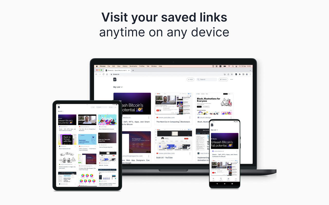 Brace.to - Bookmark Manager截图2