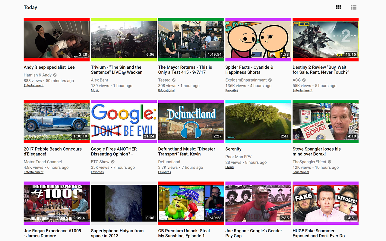 Youtube Categories截图1