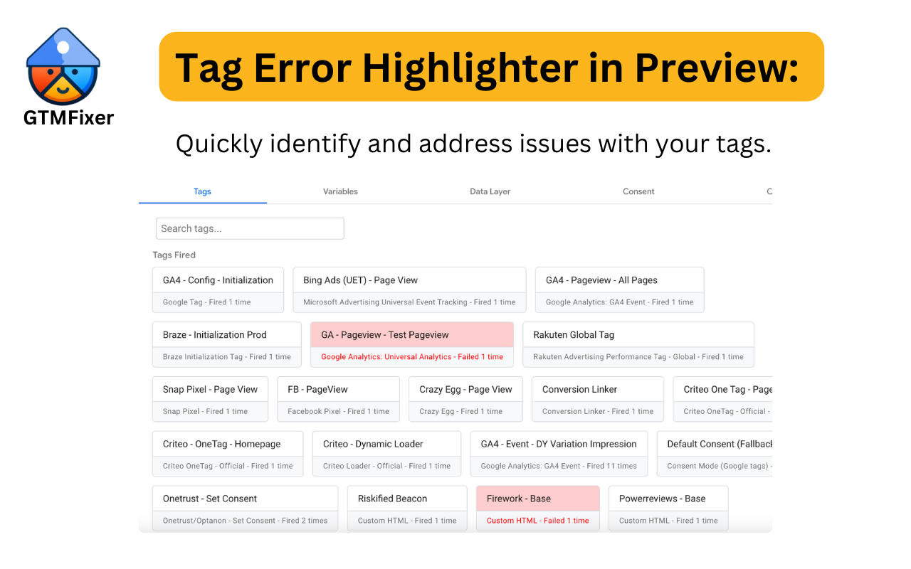 GTMFixer - Google Tag Manager Enhancements截图2