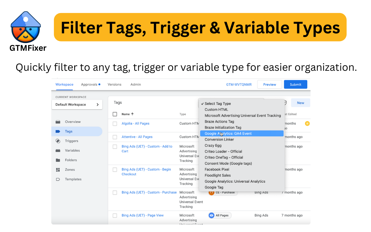 GTMFixer - Google Tag Manager Enhancements截图3