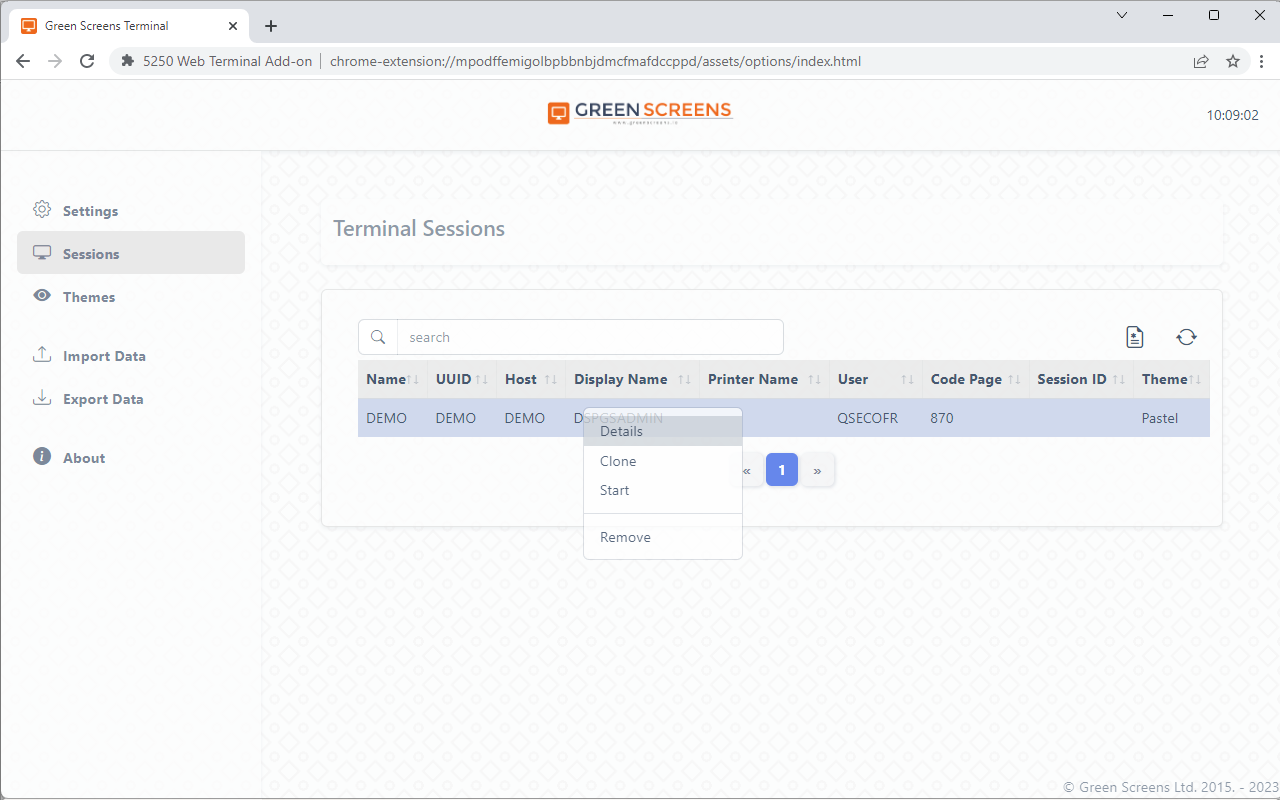 5250 Web Terminal Add-on截图4