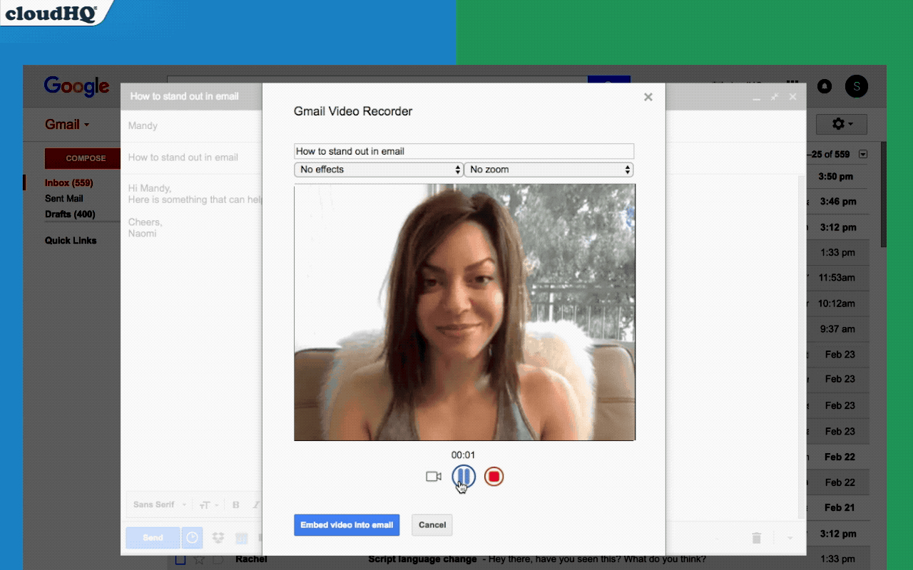 Video Email for Gmail™ by cloudHQ截图4