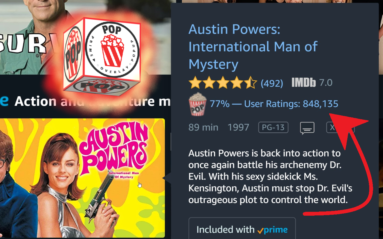 Amazon Prime Video - Rotten Tomatoes Overlay截图2
