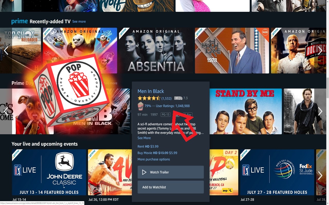 Amazon Prime Video - Rotten Tomatoes Overlay截图4