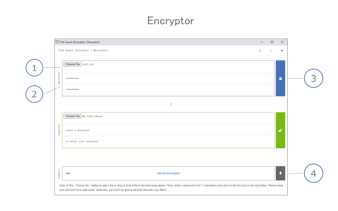 File Guard (Encryptor | Decryptor)截图1