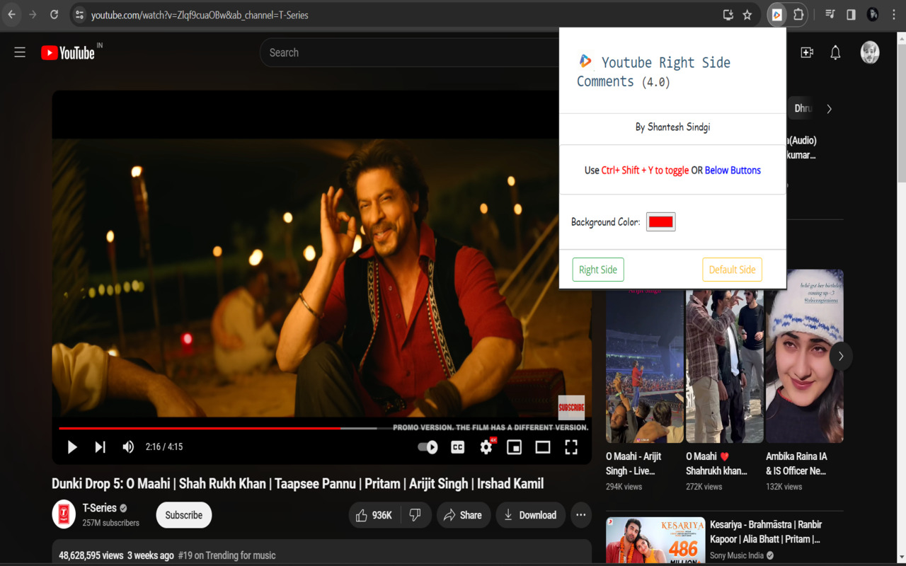 Youtube Right Side Comments截图3