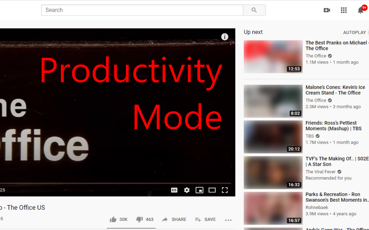 YouTube™ Productivity Mode截图1