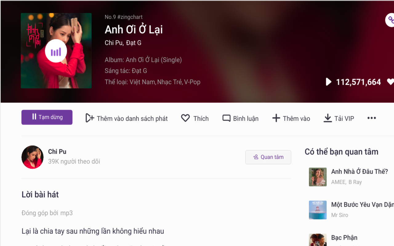 Zing Mp3 Downloader截图1