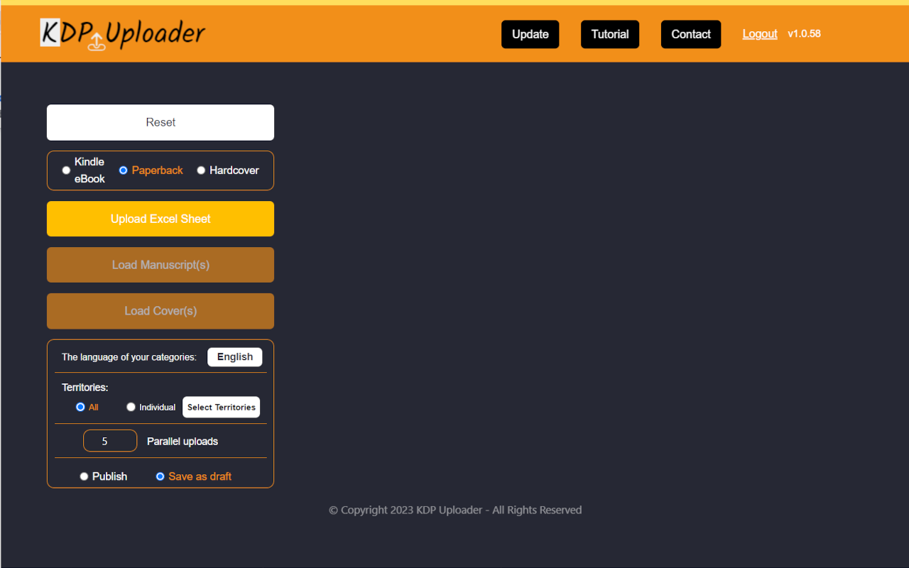 KDP Uploader截图3