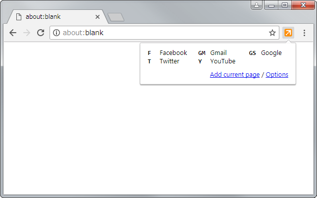 ShortcutKey2URL for Chrome截图3