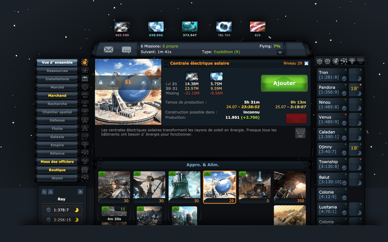 Ogame Infinity截图3