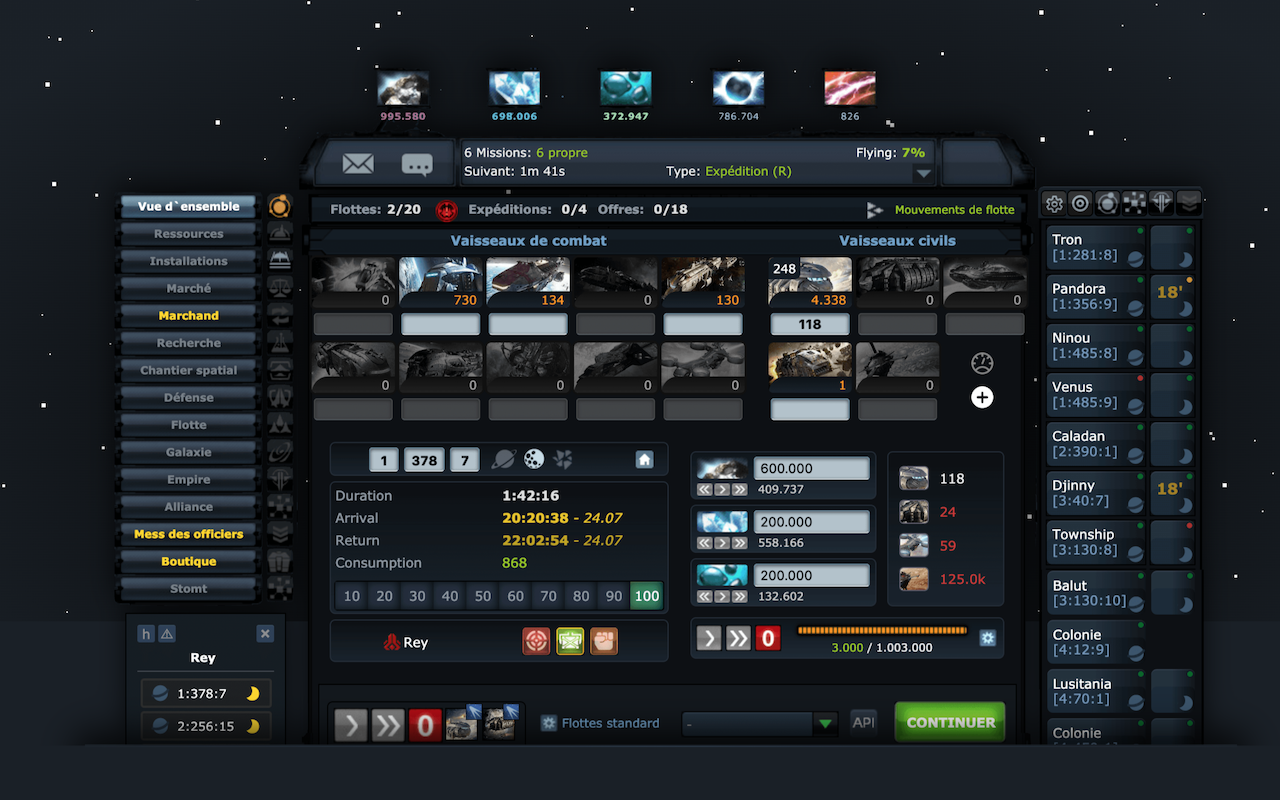 Ogame Infinity截图4