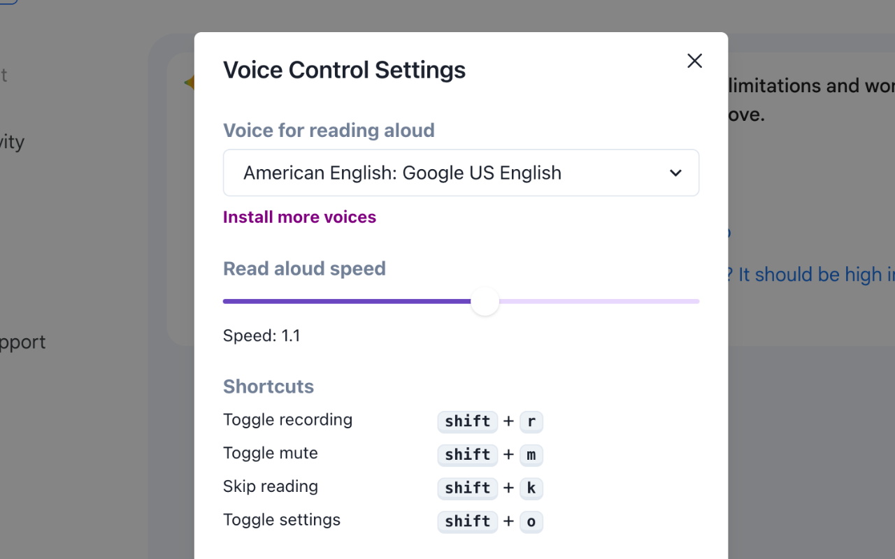 Voice Control for Gemini截图1