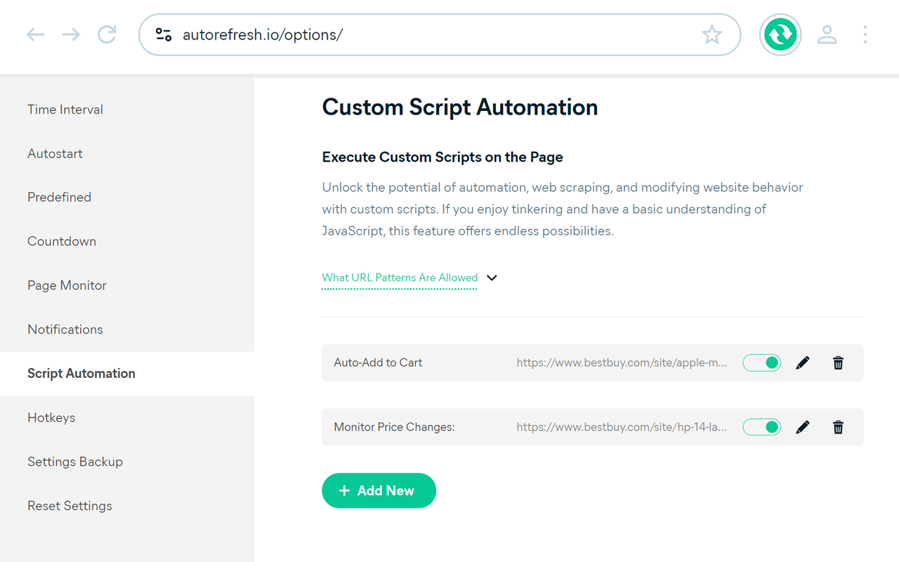 Auto Refresh Plus | Page Monitor截图2