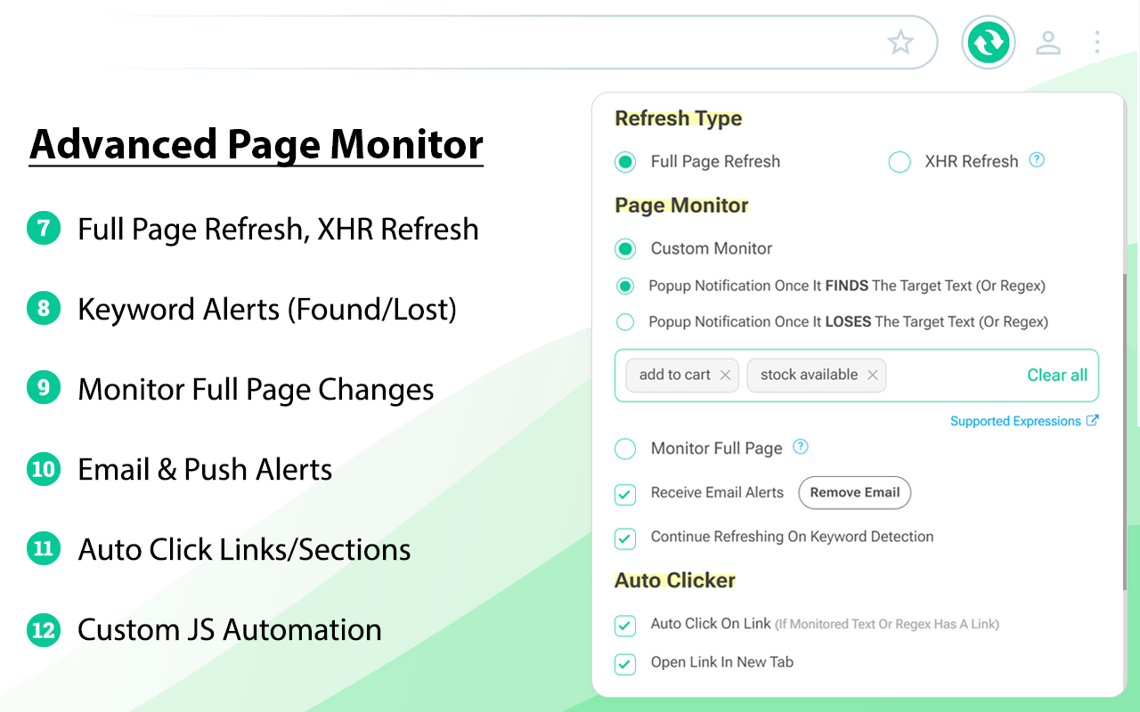 Auto Refresh Plus | Page Monitor截图4