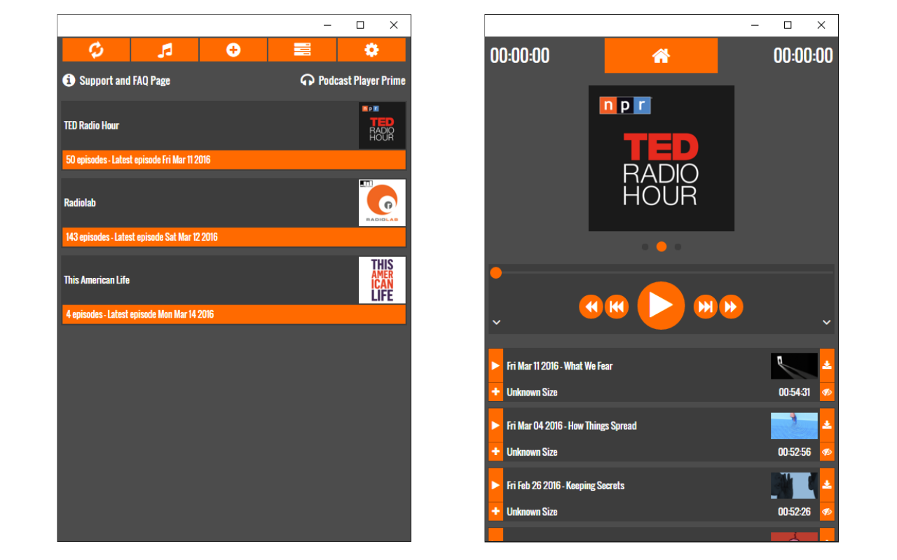 Podcast Player Prime截图3
