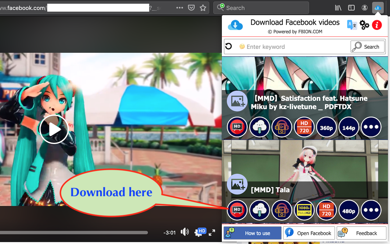 下载Facebook视频截图1