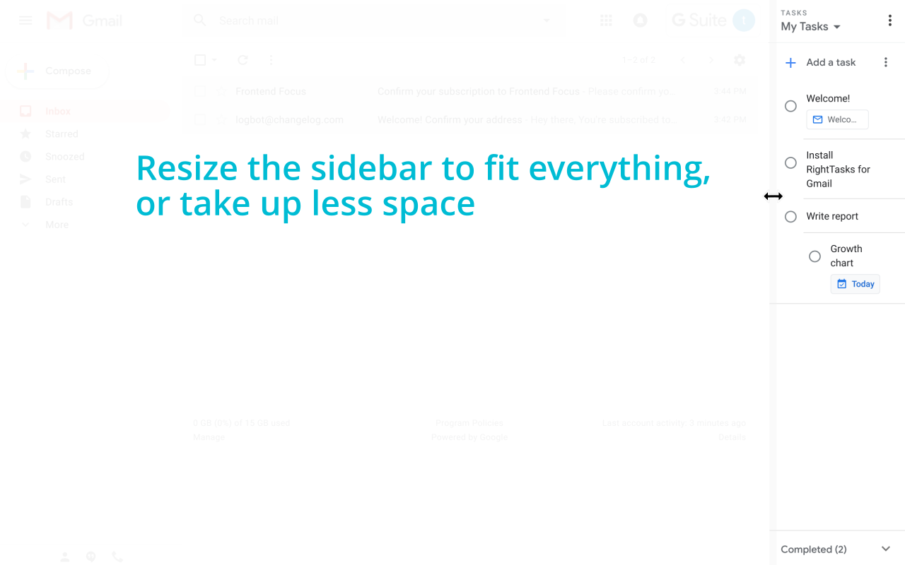 RightTasks for Gmail™截图1